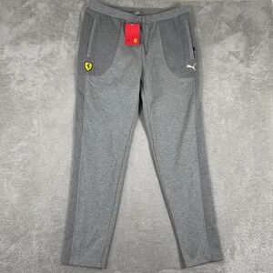 Puma Ferrari Race Sweatpants Mens XL Gray Heather Joggers Motorsports Racing